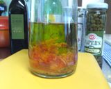 水菜とタコのカルパッチョ作り方3写真
