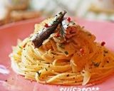 オイルサーディンと玉ねぎの和風パスタ☆作り方7写真