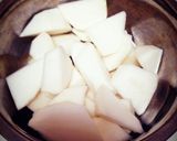 ぽかぽか！かぶときのこの豆乳クリーム煮♪作り方2写真