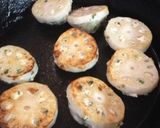レンコンのトリ胸肉詰め作り方5写真