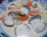 貝と野菜がいっぱい☆クラムチャウダー作り方7写真