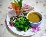 ブロッコリーと野菜の味噌ディップ作り方9写真
