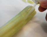 イカとセロリのガーリックバター炒め作り方3写真