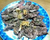 厚切り！俺流の豚ハツのペッパーステーキ風作り方7写真