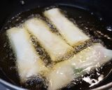パリパリ☆鶏肉と大葉の塩麹春巻き作り方4写真