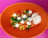 お弁当に✿ちくわ天カラフルマヨ太巻き作り方4写真