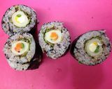 お弁当に✿ちくわ天カラフルマヨ太巻き作り方13写真