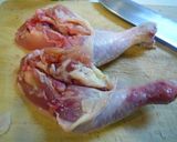 骨付き鶏もも肉の赤ワイン煮作り方1写真