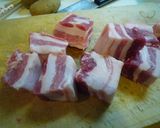 豚バラ肉の白ワイン煮作り方1写真