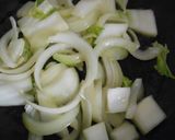 豚ばら肉・白菜入りあんかけパスタ作り方9写真