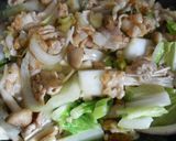 豚ばら肉・白菜入りあんかけパスタ作り方12写真