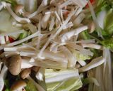 豚ばら肉・白菜入りあんかけパスタ作り方11写真