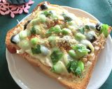 豆・おかか・醤油麹のトースト作り方7写真