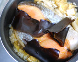 炊き込みご飯＊甘塩鮭と油揚げの生姜風味作り方5写真