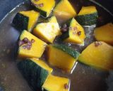 冬至に限らず♪かぼちゃと小豆でいとこ煮作り方4写真