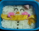 キャラ弁★スノーマン作り方7写真