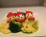 クリスマスに！ミニトマトとチーズで作り方5写真