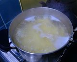 ランチに！かぶの葉も入れた定番パスタ作り方2写真