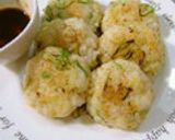 余りご飯に粉をパッ！簡単おやき作り方6写真
