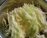 あまったキャベツで肉味噌丼作り方1写真