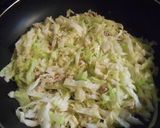 あまったキャベツで肉味噌丼作り方2写真
