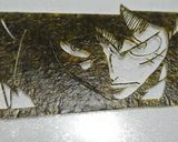 αオブ海苔で簡単モノクロキャラ弁シート作り方6写真