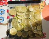 ジップロックで簡単♪旬の青レモンはちみつ漬け作り方3写真
