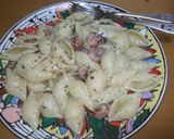 本場イタリア家庭料理カルボナーラ風パスタ作り方21写真