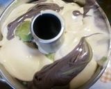抹茶＆ココアマーブルシフォン★クリスマス作り方5写真