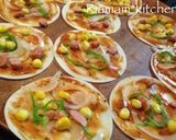 餃子の皮でパリパリ簡単ピザ風♪作り方6写真