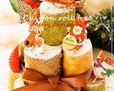 抹茶＆ココアマーブルシフォン★クリスマス作り方15写真