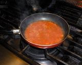 茄子とベーコンのトマトソース（生パスタ）作り方3写真
