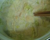 白菜とお揚げのミルク煮作り方3写真