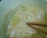 白菜とお揚げのミルク煮作り方4写真