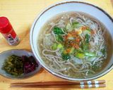 飲んだ後に☆あったかとろ～り鬼おろし蕎麦作り方6写真