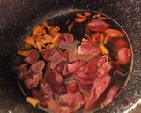鶏レバーのしぐれ煮作り方1写真