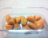 超簡単！レンジでかぼちゃの煮物＋醤油麹♪作り方4写真