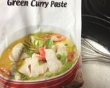 鱈のムニエルのグリーンカレー風味作り方1写真