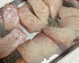 鱈のムニエルのグリーンカレー風味作り方3写真