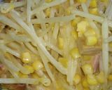 もやしベーコンコーンのかき揚げ丼作り方2写真