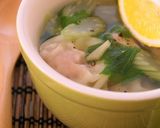 海老と蓮根入りワンタンのエスニックスープ作り方9写真