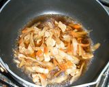 キンピラゴボウで♪とろ～りチーズ丼作り方1写真