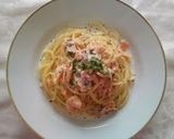 ＊ホットミルク＊鮭とベーコンの温かパスタ作り方7写真