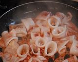 塩麹・いかとトマトの炒め煮作り方3写真