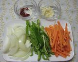 タイ料理　センミーパット(焼きビーフン)作り方3写真