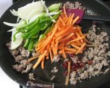 タイ料理　センミーパット(焼きビーフン)作り方5写真