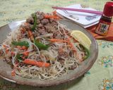 タイ料理　センミーパット(焼きビーフン)作り方7写真
