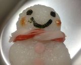 ☆キャラ弁 雪だるま☆作り方6写真