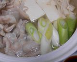 豚ばら肉・豆腐・長ねぎ・入り5点鍋作り方11写真
