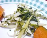 大根の皮と葉っぱのわさび風味炒め♪作り方5写真